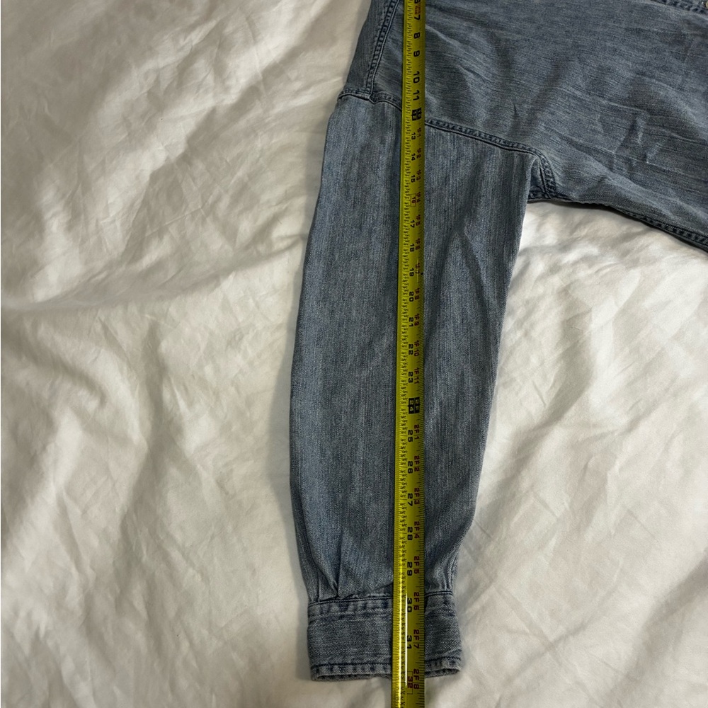Denim Blue Button Down Shirt - Picture 7 of 7